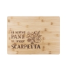 Tabla de cocina de madera 39x28cm Si scrive pane, si legge scarpetta Promoción