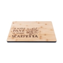 Tabla de cocina de madera 39x28cm Si scrive pane, si legge scarpetta Oferta