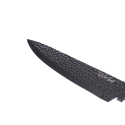Bloque negro con 5 cuchillos de acero inoxidable efecto martillado Piko Descueto