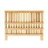 Escurreplatos y vasos plegable de bambú 45x28x25 cm Ravi Rebajas