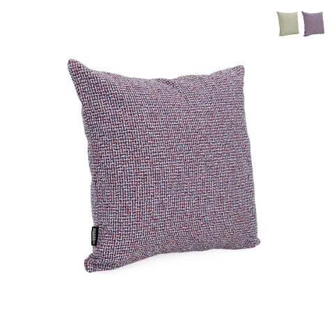 Cojín cuadrado 50x50cm grande para exterior repelente al agua melange Dilana Promoción