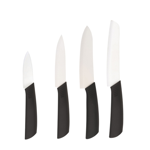 Set de 4 cuchillos de cerámica con mango soft touch Kivis Promoción