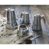 Cafetera moka 6 tazas de acero inoxidable con mango efecto madera Riko Venta