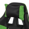 Silla de gaming giratoria ajustable reclinable con doble cojín Jovix Stock