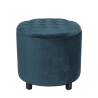 Puf contenedor redondo multiusos vintage Kursa 