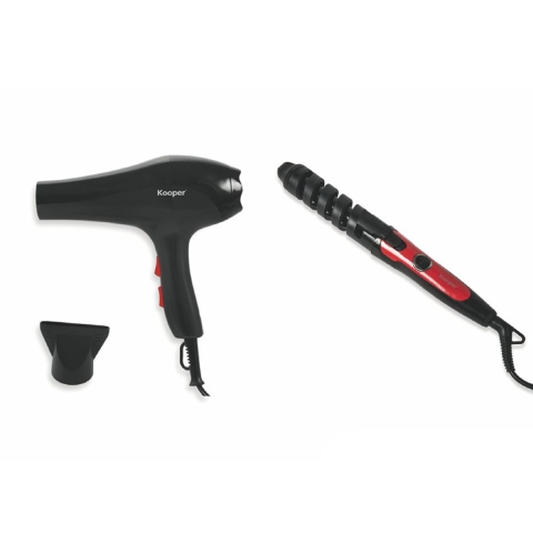 Set de secador y rizador de cabello 1800W Vira Promoción