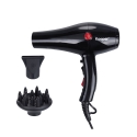 Secador de pelo 2000 W con boquilla concentradora y difusor negro Ulma Oferta