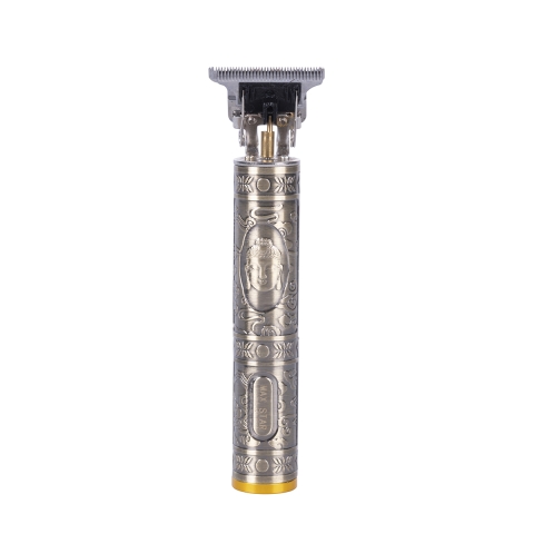 Afeitadora eléctrica recargable para barba y cabello 4 cabezales Buddha Gold Promoción