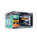 Horno eléctrico ventilado 70 litros con doble cristal 2500W Lini Elección