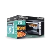 Horno eléctrico ventilado 70 litros con doble cristal 2500W Lini Elección