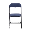 Juego de 6 sillas plegables con asiento acolchado efecto terciopelo Pexis Coste
