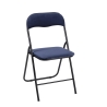 Juego de 6 sillas plegables con asiento acolchado efecto terciopelo Pexis Compra