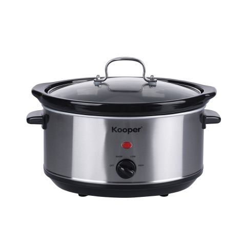 Olla eléctrica de cocción lenta de acero inoxidable 3,5 L 200W Valentina Promoción