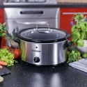 Olla eléctrica de cocción lenta de acero inoxidable 3,5 L 200W Valentina Venta