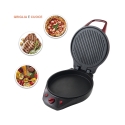 Horno para pizza y grill con doble placa antiadherente 1200W Mamy Rebajas