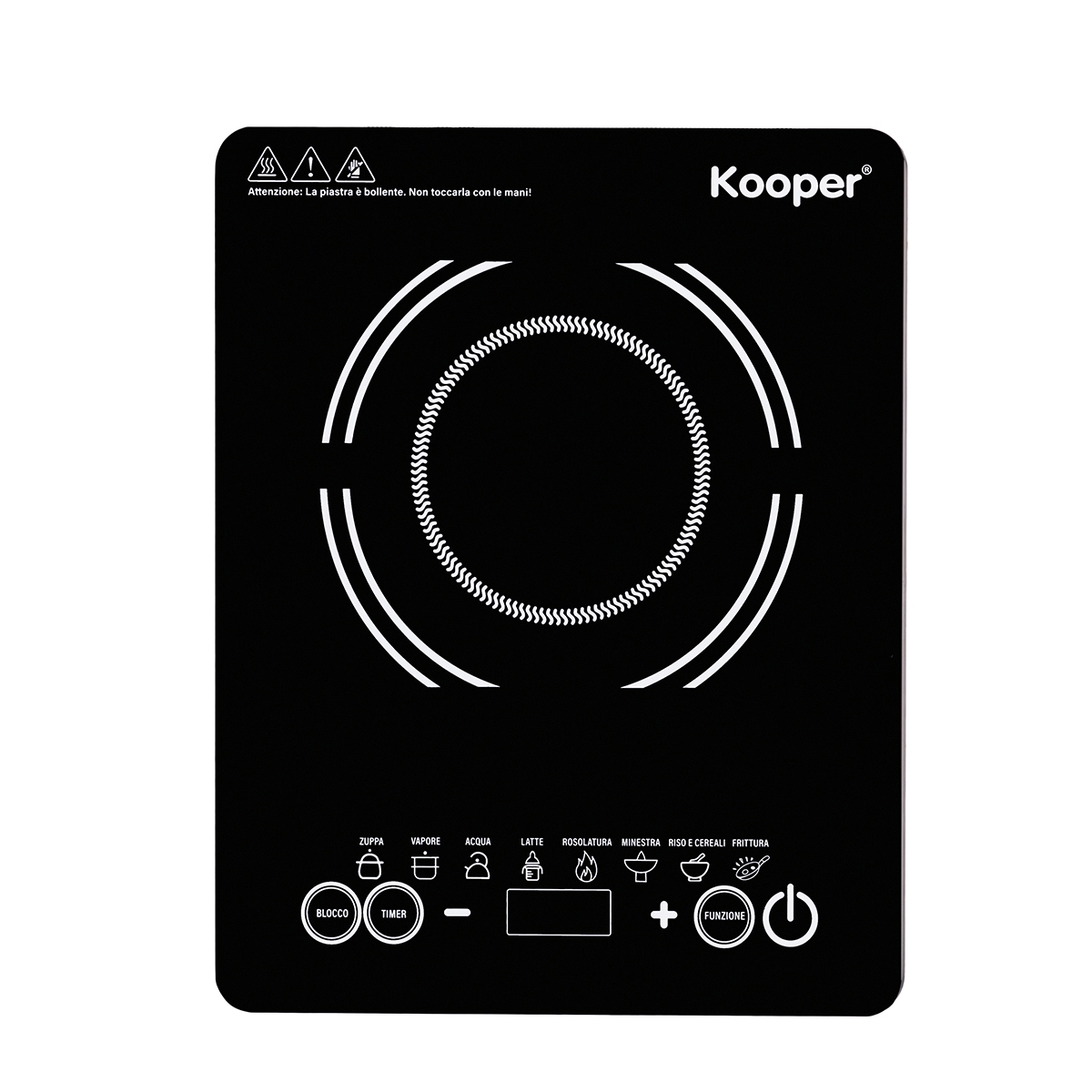 Placa de inducción portátil 8 programas pantalla táctil 1500W Tandu Promoción Placa de inducción portátil 8 programas pantalla táctil 1500W Tandu Promoción