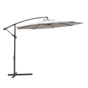Parasol de jardín 3m con brazo lateral Kios Stock