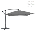 Sombrilla de jardín 3x2m con brazo lateral de acero Kios Oferta