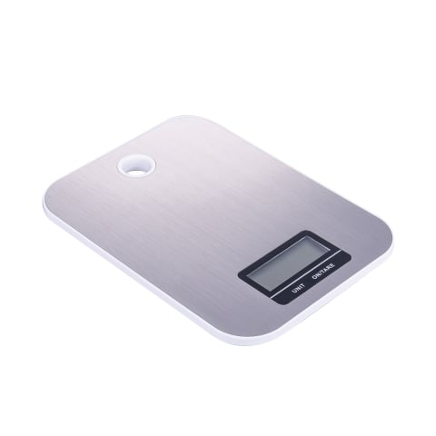 Báscula de cocina digital 5 kg superficie acero inoxidable Varza Promoción