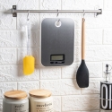 Báscula de cocina digital 5 kg superficie acero inoxidable Varza Venta