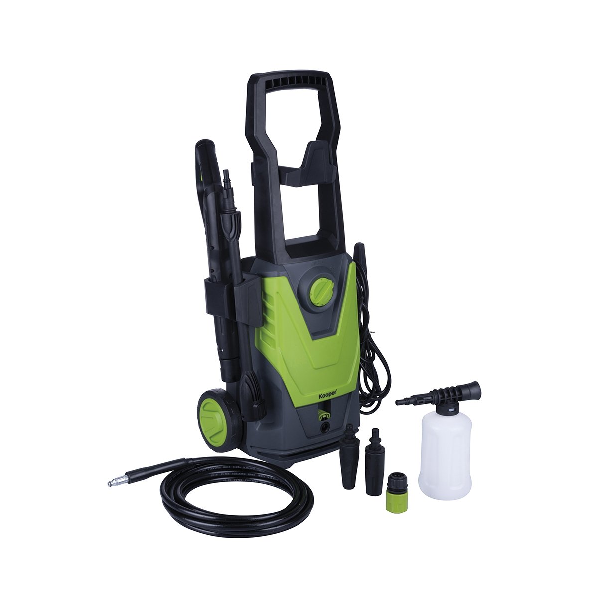 Hidrolimpiadora 1800W 135 bar con lanza de chorro ajustable y ruedas Darvo Promoción Hidrolimpiadora 1800W 135 bar con lanza de chorro ajustable y ruedas Darvo Promoción