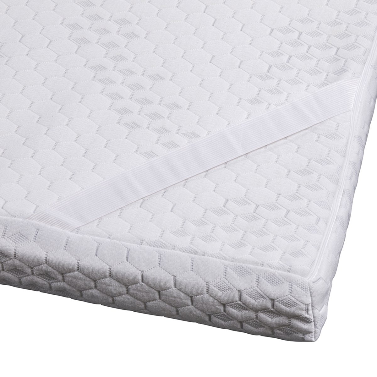 Cubrecolchón individual de memory foam 80x190 cm desenfundable Mavka Promoción Cubrecolchón individual de memory foam 80x190 cm desenfundable Mavka Promoción