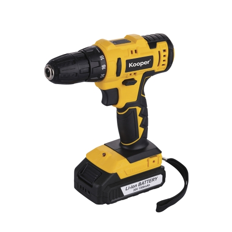 Taladro atornillador a batería 20V con maletín y accesorios Morin Promoción