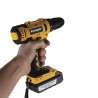 Taladro atornillador a batería 20V con maletín y accesorios Morin Stock
