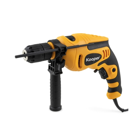 Taladro percutor eléctrico 500W con mandril autoajustable Tarka Promoción
