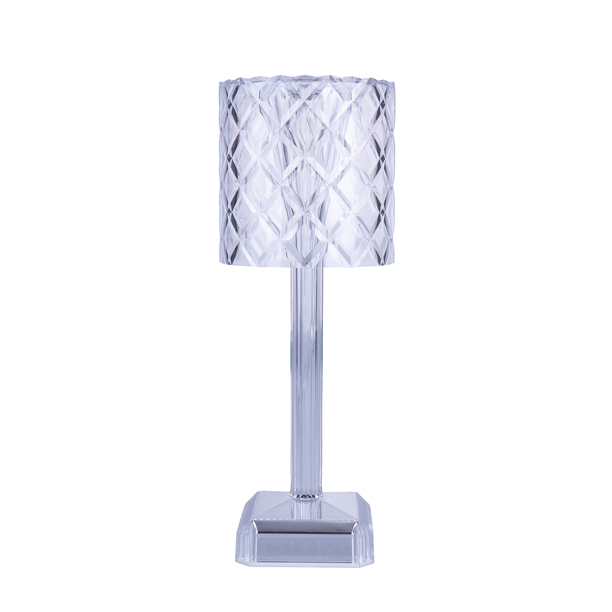 Lámpara táctil RGB recargable con control remoto y 4 funciones Diamond Palace Promoción Lámpara táctil RGB recargable con control remoto y 4 funciones Diamond Palace Promoción