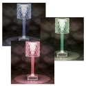 Lámpara táctil RGB recargable con control remoto y 4 funciones Diamond Palace Catálogo