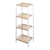 Mueble baño con 4 estantes de bambú y MDF Tavro Catálogo