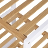 Mueble baño con 4 estantes de bambú y MDF Tavro Stock