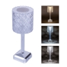 Lámpara de mesa táctil recargable con 3 luces ajustables Diamond Palace Oferta