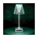 Lámpara táctil RGB recargable con 4 luces ajustables Diamond Crystal Stock