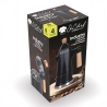 Cafetera moka negra de 4 tazas de aluminio con mango de madera Industry Oferta