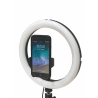 Aro de luz LED para selfies con soporte para smartphone Fira Características