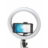 Aro de luz LED para selfies con soporte para smartphone Fira Medidas