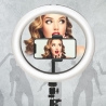 Aro de luz LED para selfies con soporte para smartphone Fira 