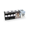 Lámpara para espejo con ventosas 4 bombillas luz LED a batería Diva Catálogo