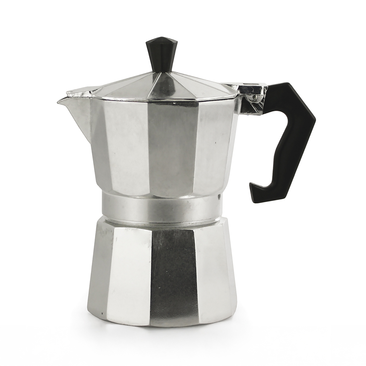 Cafetera clásica moka para café 3 tazas de aluminio Morning Promoción Cafetera clásica moka para café 3 tazas de aluminio Morning Promoción