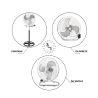 Ventilador 3 en 1 de pie, mesa y pared ajustable Planetarium Stock