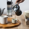Cafetera moka 3 tazas de aluminio con mango efecto madera Buon Caffè Venta