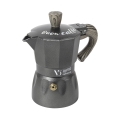 Cafetera 2 tazas de aleación de aluminio con mango efecto madera Buon Caffè Promoción