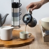 Cafetera 2 tazas de aleación de aluminio con mango efecto madera Buon Caffè Venta