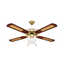 Ventilador de techo 4 aspas con luz y función reversible 70W Windy Promoción