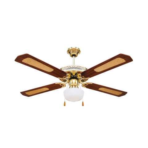 Ventilador de techo 4 aspas con luz y función reversible 70W Windy Promoción