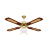 Ventilador de techo 4 aspas con luz y función reversible 70W Windy Promoción