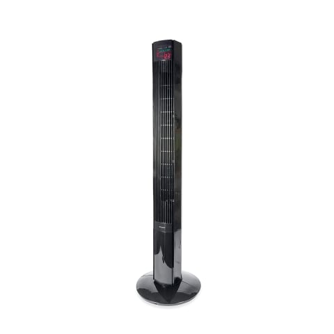 Ventilador de columna silencioso con control remoto y temporizador 55W Obelisk Promoción