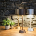 Lámpara de mesa táctil recargable con luz ajustable Aladina 